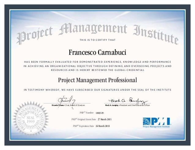 Certification 1803519