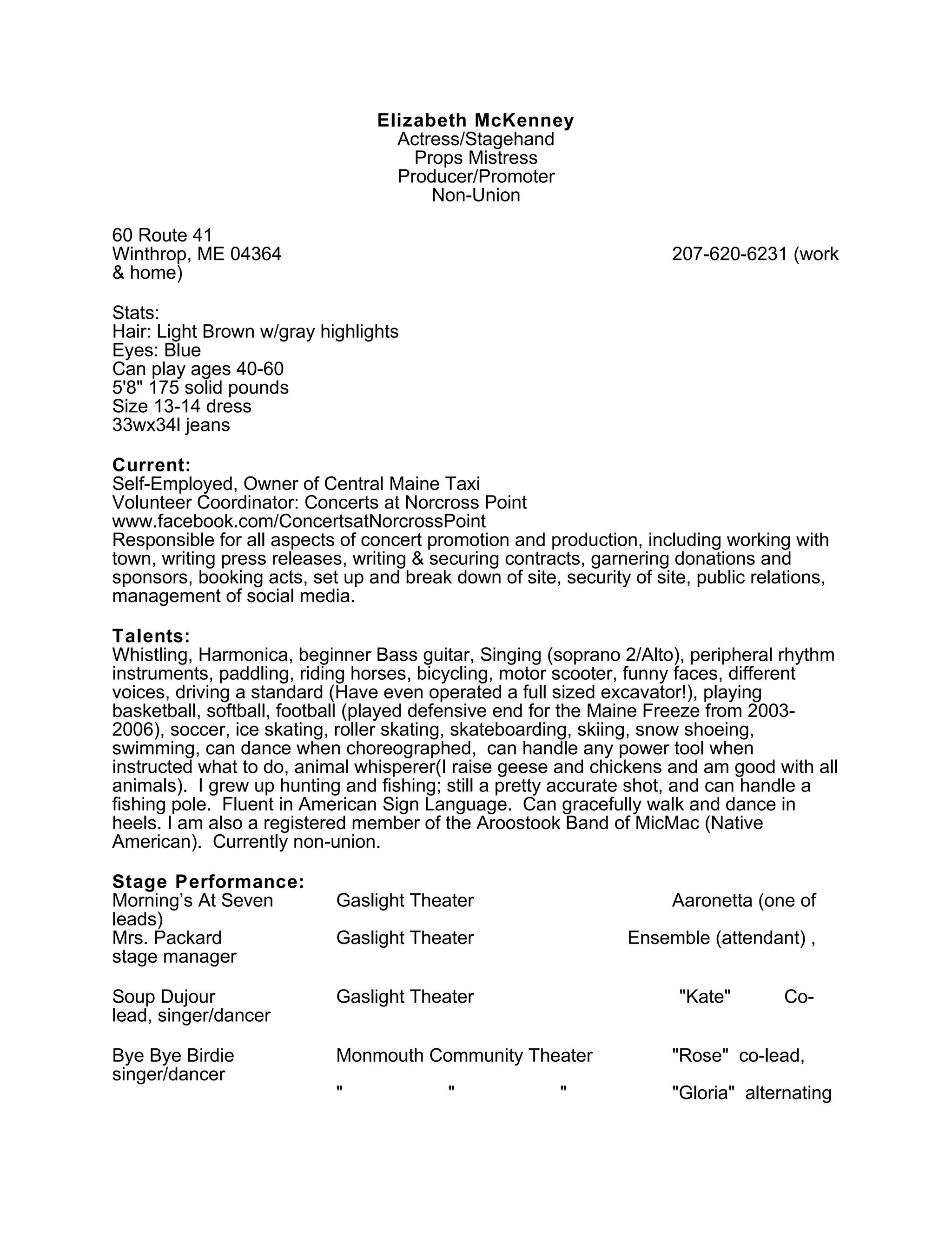 Performance Resume PDF - Performance Resume 1 2048