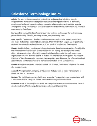 Salesforce Basic Template Salesforce training workbook FINAL | PDF