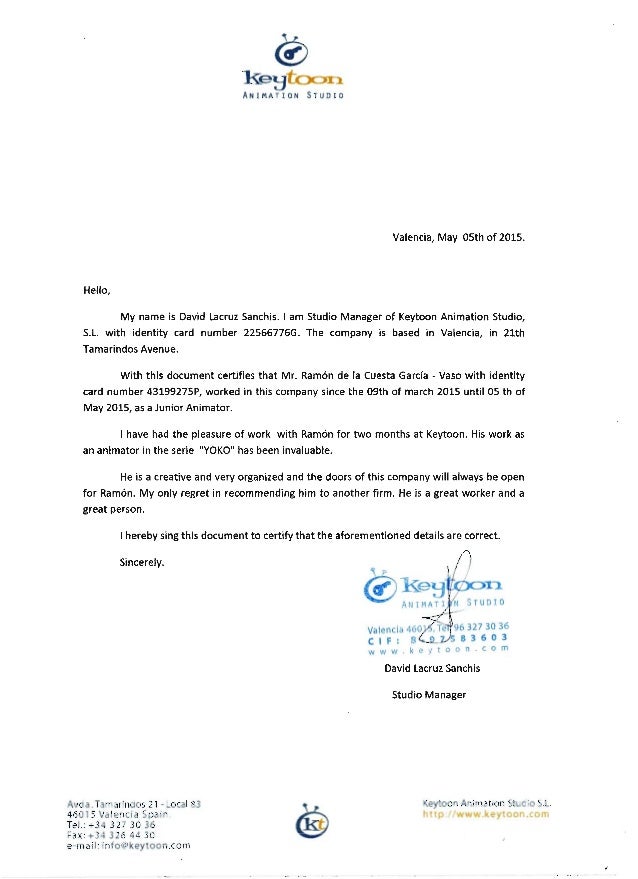 Carta de Ramón (English) Carta de Ramón (English)
