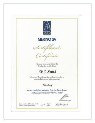 CV Wilhelm Christiaan Smith