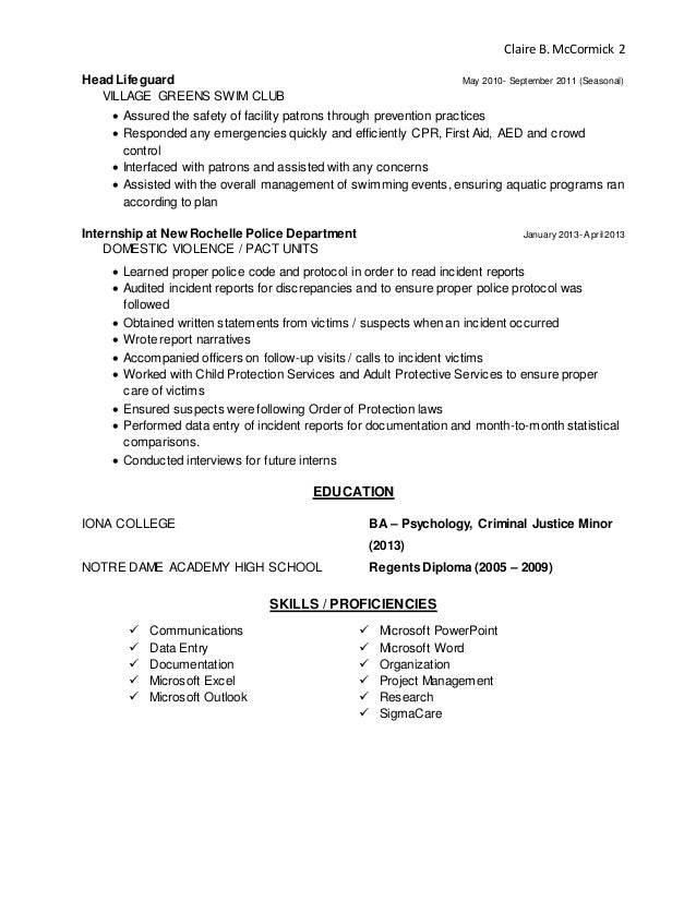 college resume cover letter
