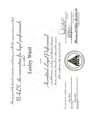 NALS Certificate2016
