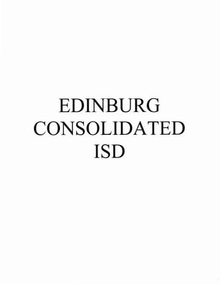 EDINBURG
CONSOLIDATED
lSD
 