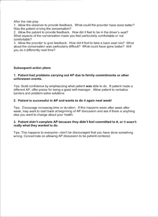 Patient Action Plan CJALFHC