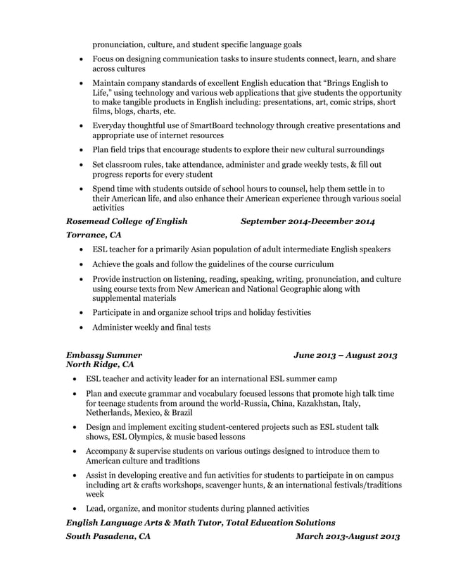 Kate Lulinski 39 s Resume PDF - Kate Lulinski S Resume 2 638 
