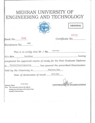 PDG Pass Certificat