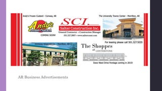 AR Business Advertisements
 