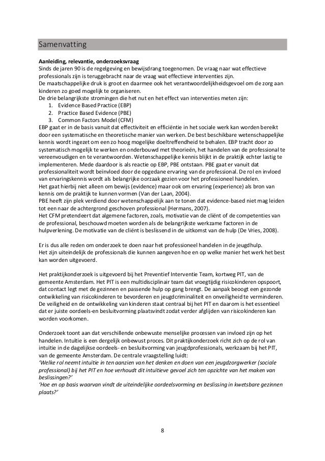 Master thesis dankwoord