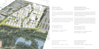 16 17
Desenvolvimento gradual de um Bairro
Kolbenova - Vida ao longo de um percurso de água
PRAGA, REPÚBLICA CHECA, 2010
O projeto pretende apresentar uma proposta de um bairro residencial
que integre princípios de crescimento inteligente, urbanismo e con-
strução verde. A proposta inclui os requisitos de acordo com o LEED
2009 para desenvolvimento de bairro.
O novo bairro está localizado no coração da área de desenvolvimento
de Nové Vysocany, conhecida como cidade velha Praga 9 – Vysocany.
Apresenta uma localização muita boa devido a uma acessibilidade de
excelência visto que possui estações de metrô, bonde e ônibus, e tam-
bém por estar muito perto de um novo parque nas proximidades do
riacho Rokytka.
Área de complexo de edifícios = 6 ha
Área – zona residencial= 4, 627 ha
Área - zona administrativa = 1,394 ha
Densidade Residential = 100 - 130 habitantes por hectare
Número de habitantes = 617 residentes
Ramo de arquitetura: Bairro Residencial
Programa: Construção residencial
Área de construção: 14 505 m2
Equipa de Projeto: Z. Vrbková, I. Nesrovnalová, V. Nováková
Neighborhood Development
Kolbenova - living along the stream
PRAGUE, CZECH REPUBLIC, 2010
The intention is to propose residential neighborhood that integrates the
principles of smart growth, urbanism and green building. The proposal
includes requirements according to LEED 2009 for Neighborhood De-
velopment.
The new neighborhood is located in the heart of the developing area of
Nové Vysocany in city quarter Prague 9 - Vysocany, which is excellently
accessible due to subway, tram and bus stations and it’s also very close
to the newly forming Park in the vicinity of the rivulet Rokytka.
Area of the building complex= 6 ha
Area - residential zone= 4, 627 ha
Area - administrative zone = 1,394 ha
Residential density = 100 - 130 person per hectare
Number of inhabitants = 617 residents
Branch of architecture: Residential neighborhood
Program uses: Housing
Built-up area: 14 505 m2
Project team: Z. Vrbková, I. Nesrovnalová, V. Nováková
*LEED for Neighborhood Development, or LEED-ND, is a rating system that integrates the principles of smart growth, urbanism and green building.
 