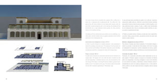 60 61
A casa principal será convertida em palácio com café bar, snack-bar,
restaurante e salão multi-uso. Café-bar no piso térreo irá atrair visitantes
parasentaretomarumlanchesobasarcadasnoestiloneo-gótico,com
vista preferencial para o parque. À noite, o edifício será transformado
em um restaurante real, onde os convidados podem desfrutar um luxu-
oso jantar na esplanada principal.
O Palácio vai sediar eventos culturais e sociais tais como casamentos,
concertos, festas, peças de teatro, exposições de arte que serão reali-
zadas no salão multiuso.
Melhoria e alargamento da área de 270 m2
Para utilizar a mansão para vários propósitos, foi necessário alargar o
edifício nos fundos. A extensão tem três andares, onde ficam incluídas
as instalações do restaurante, cozinha, instalações de serviço, aparta-
mentodeempregada,adegassubterrâneaselocaldearmazenamento.
Conversão de palácio 850 m2
Fachadas com ornamentos decorativos serão restauradas ao seu es-
tado original. O telhado original no projecto foi convertido em telhado
plano com balaustrada. Um terraço protegido é o único novo elemento
do novo desenho do palácio, melhorando o terraço ambiente, dando a
possibilidade de usá-lo em todas as estações do ano. A torre está ab-
erta ao público e vai dar a todos uma bela e magnifica vista do parque
“Stromovka.
The manor house will be converted into a palace with a coffee bar, a
snack bar, a restaurant and a multipurpose hall. The coffee bar in the
ground floor will entice visitors to sit and take some snacks under the
neo-Gothic arcade facing the park. In the evening, the building will be
transformed into a royal restaurant where guests can enjoy luxurious
dinner on the sheltered terrace.
The palace will host cultural and social events such as weddings, con-
certs, balls, chamber theatre scene, art gallery expositions which will be
performed in the multipurpose hall.
Improvement and enlargement of area in 270 m2
In order to use the mansion for multiple purposes, it was necessary to
extend the building in the back area. The extension has three floors, for
many functions and facilities of the kitchen restaurant, service facilities,
housekeeper apartment, underground cellars and storage place.
Palace conversion 850 m2
Facades with ornaments and decorative elements will be restored to its
original state. The original roof in the draft has been converted into flat
roof with balustrade. A sheltered terrace is the only new element of the
newdesignofthePalace,improvingtheterraceambient,givingthepos-
sibility to use it in all seasons of the year. The tower is open to the public
and will offer a beautiful sightseeing of “Stromovka” park.
 