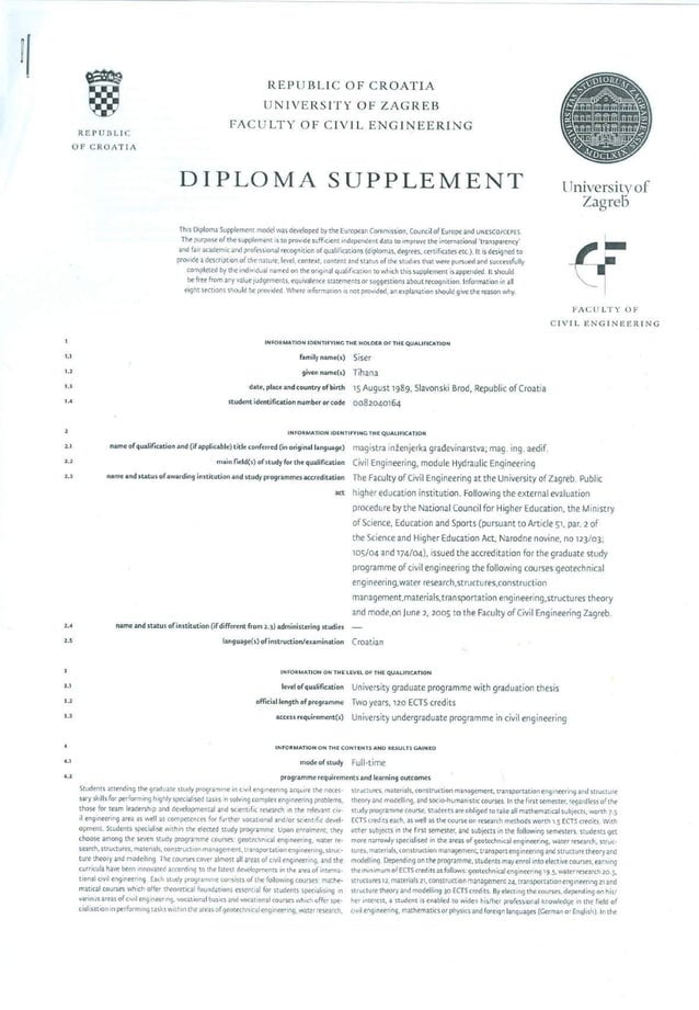 MSc-diploma supplement | PDF