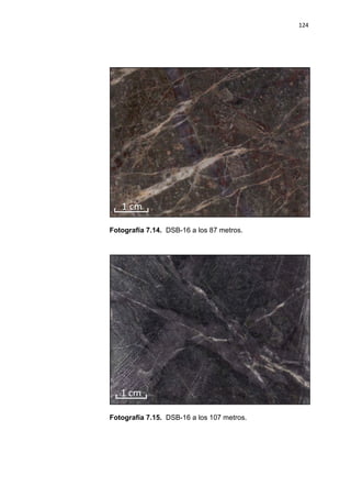 124
Fotografía 7.14. DSB-16 a los 87 metros.
Fotografía 7.15. DSB-16 a los 107 metros.
 