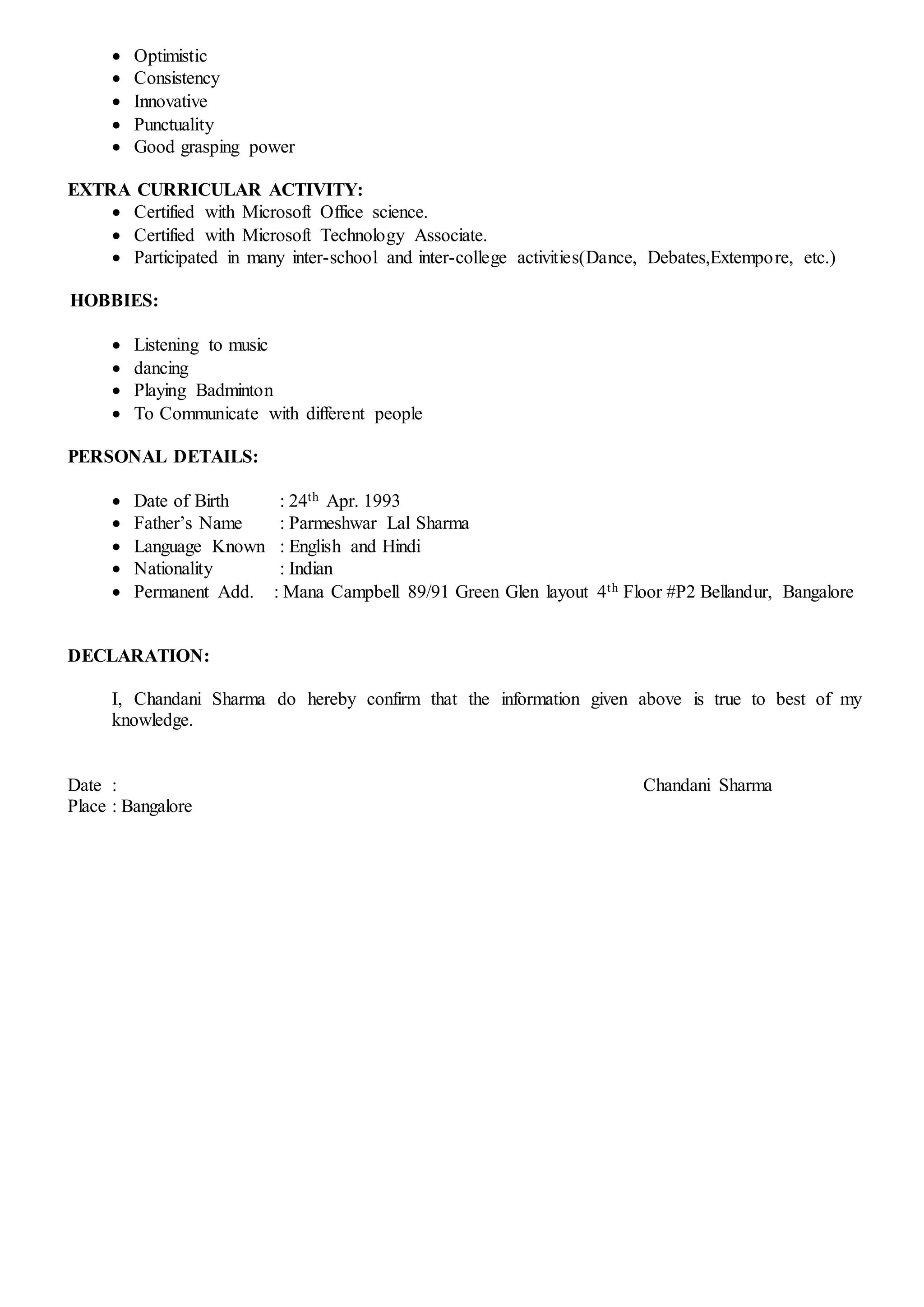 chandani | PDF
