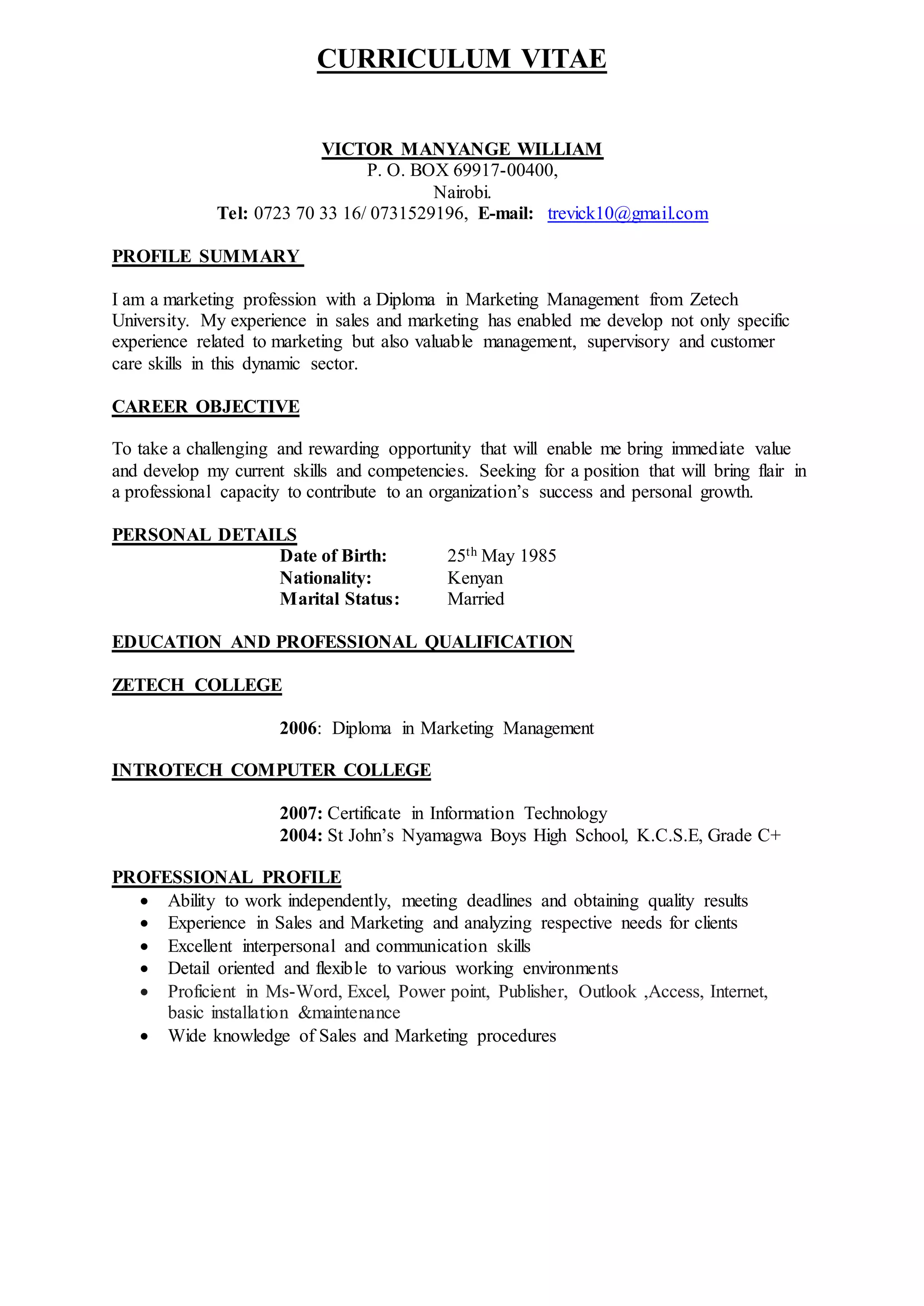 Victor edited resume PDF - Victor Edited Resume 1 2048 