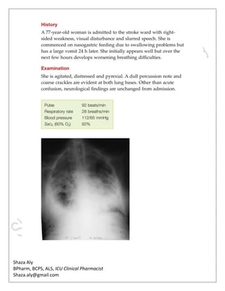 Shaza Aly
BPharm, BCPS, ALS, ICU Clinical Pharmacist
Shaza.aly@gmail.com
 