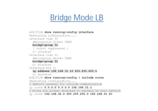 Bridge Mode LB
 
