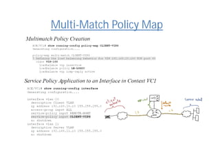 Multi-Match Policy Map
 