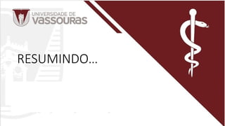 RESUMINDO…
 