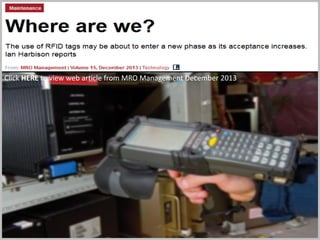 Click HERE to view web article from MRO Management December 2013
 