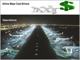 Airline Major Cost Drivers
Operations
 