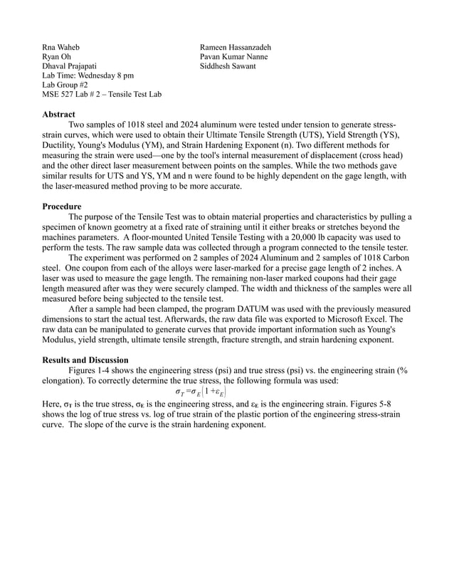 Tension Lab Report editting PDF