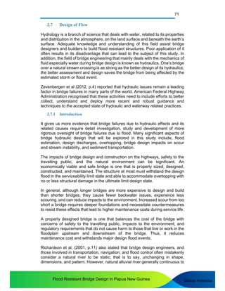 Flood Resistant Bridge Design in PNG rev0117 draft | PDF