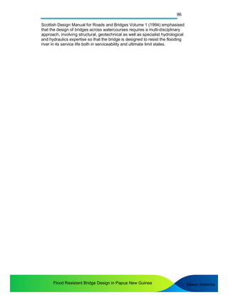 Flood Resistant Bridge Design in PNG rev0117 draft | PDF