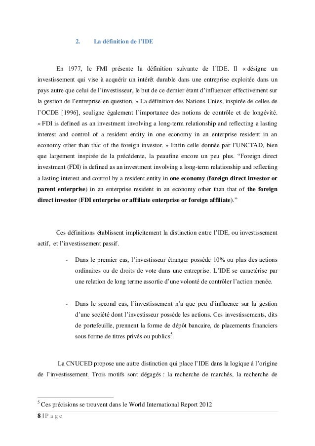 Les Determinants Des Ide 1