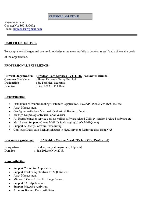 Rajaram Resume