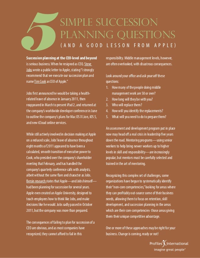 No Succession Plan No Success eBook