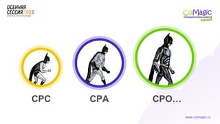www.comagic.ru
CPC CPA CPO…
 