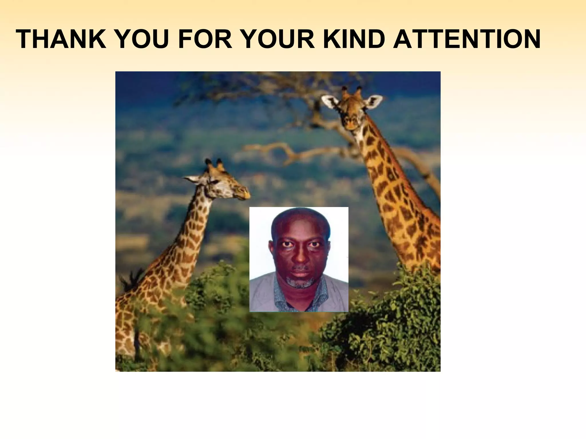 THANK YOU FOR YOUR KIND ATTENTION
 