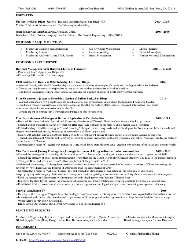 jack s resume latest
