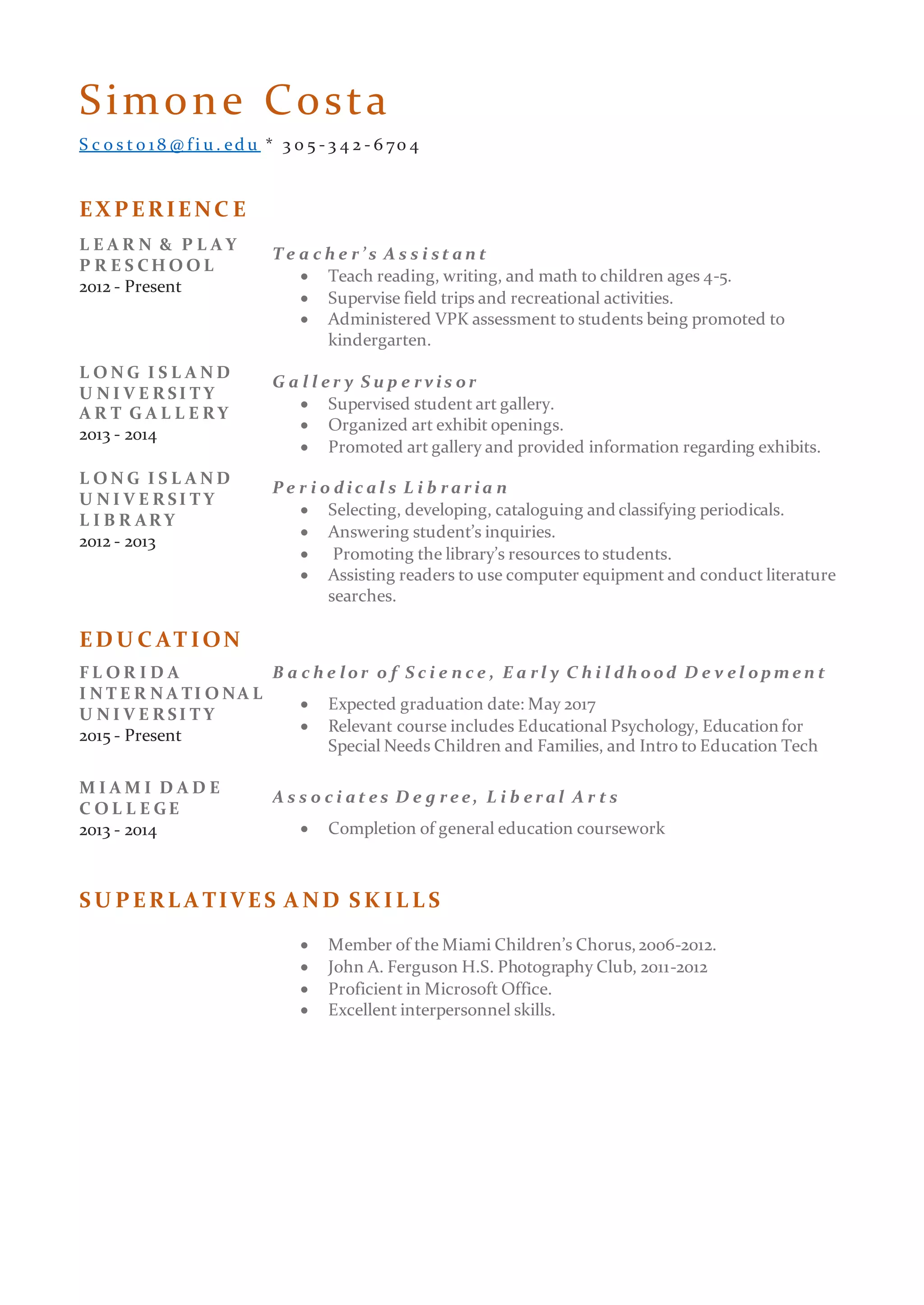 Simone 39 s Resume Complete Template - Simone S Resume Complete Template 1 2048 