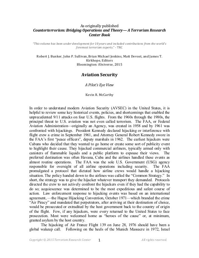 Aviation security essay 07 image