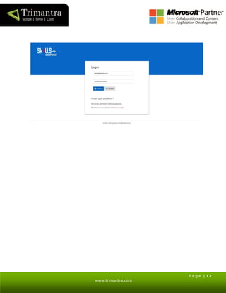 P a g e | 12
www.trimantra.com
 