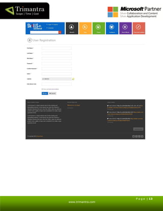 P a g e | 13
www.trimantra.com
 