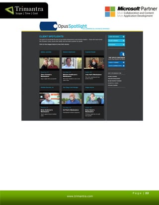 P a g e | 22
www.trimantra.com
 