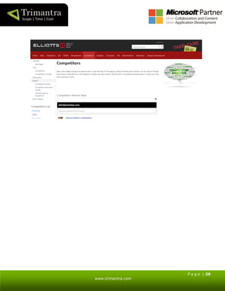 P a g e | 29
www.trimantra.com
 