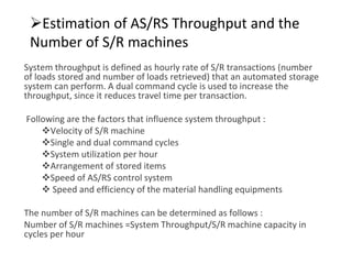 S R Machine ASRS (1) | PPTX