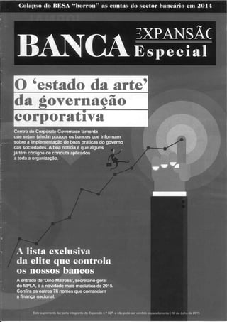 Expansao Especial Banca 2015 - corp governance