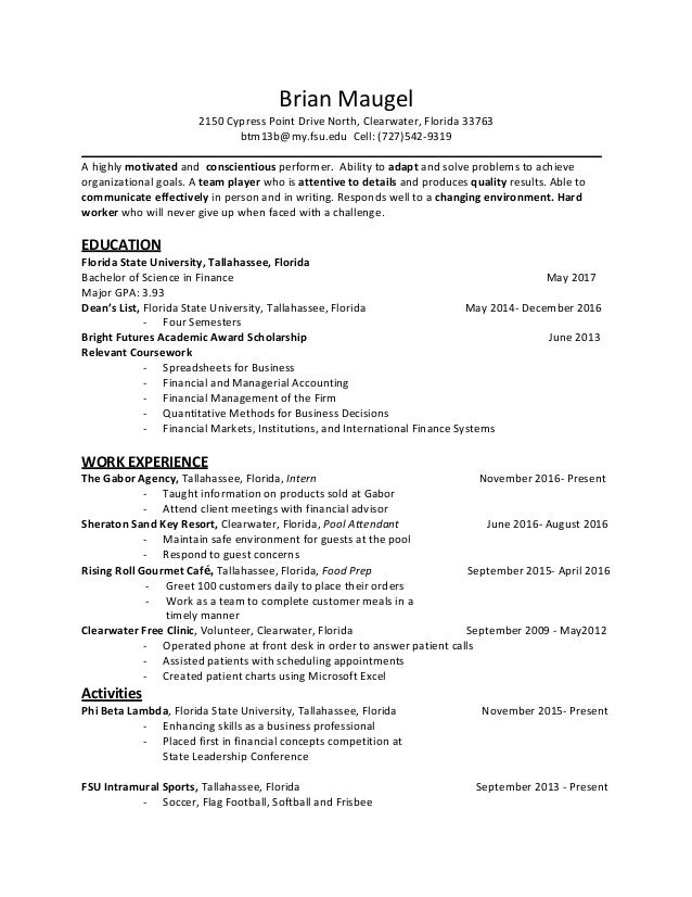 seminole link resume