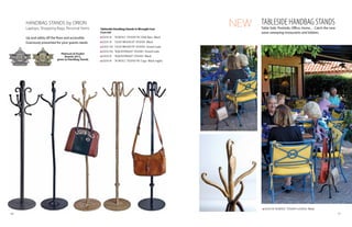 tableside purse stand