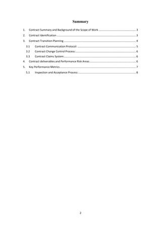 Alpha Case Study - Contract Administration Sample | PDF