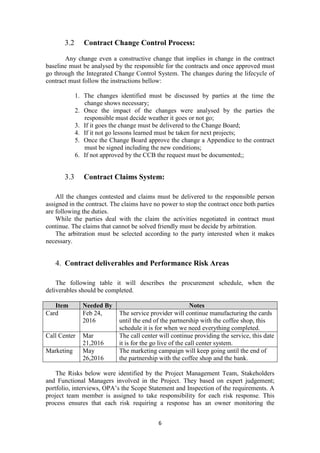 Alpha Case Study - Contract Administration Sample | PDF