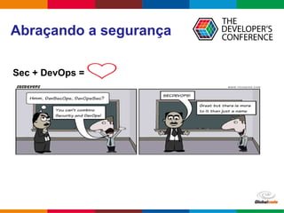 Globalcode – Open4education
Abraçando a segurança
Sec + DevOps =
 