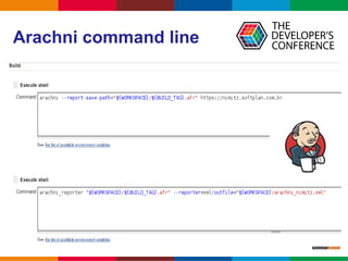 Globalcode – Open4education
Arachni command line
 