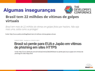 Globalcode – Open4education
Algumas inseguranças
 