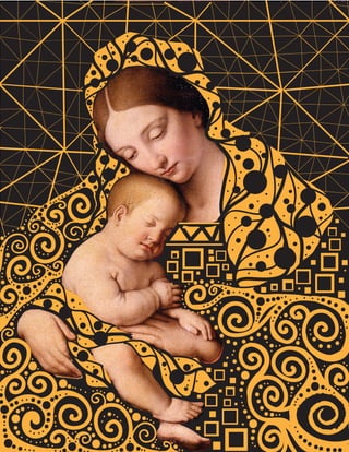Klimt Madonna Illustrator version
